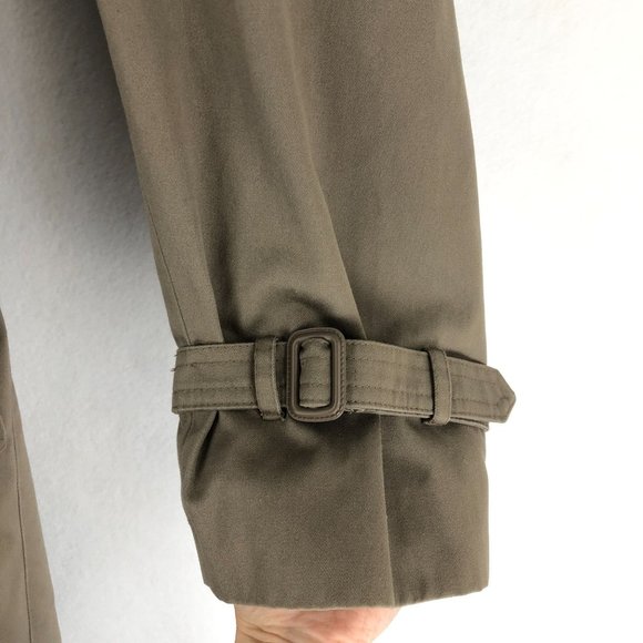 Charles Klein Men's Size 42R Brown Double Breasted Long Sleeve Trench Coat - Picture 5 of 11